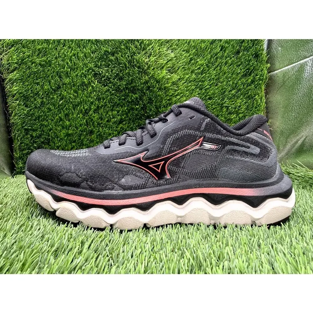 Mizuno Wave Horizon 7 411442.901S Athletic Sneaker Women 7 Black Mesh Gym Sports